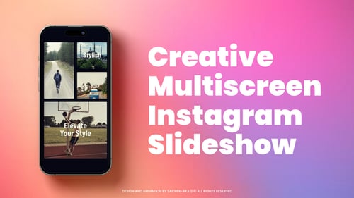 Creative Multicreen Slideshow Instagram