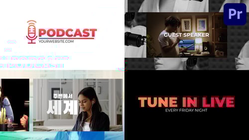 Podcast Intro | Premiere Pro MOGRT