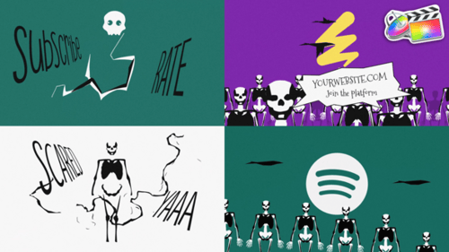 Halloween Logo Event Promo for FCPX