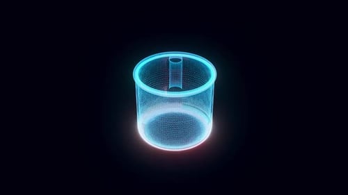 Stainless Steel Metal Cup Hologram 4k