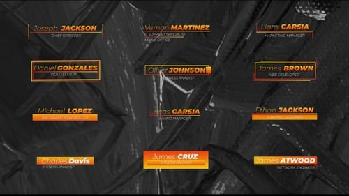 Lower Thirds and Titles | DR