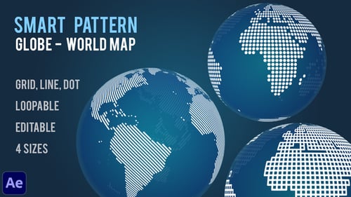 Smart Pattern Globe - World Map Generator