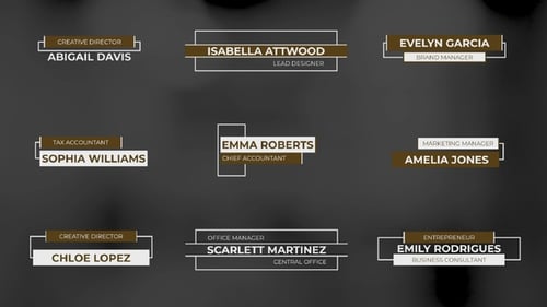 Lower Thirds and Titles | DR