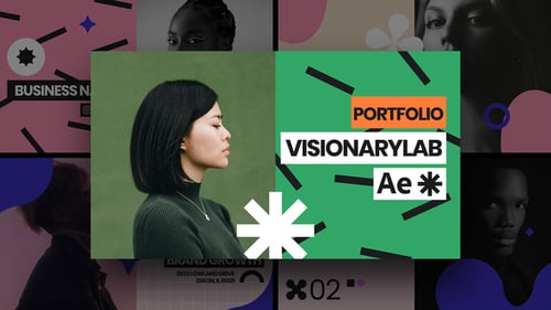 VisionaryLab Portfolio-Vorlagen für Ae