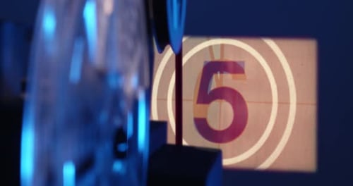 Super 8 Projector Running