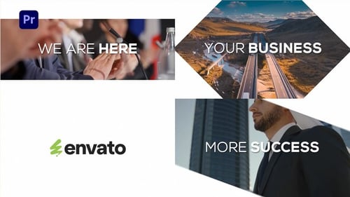 Elegant Corporate Intro - MOGRT Template