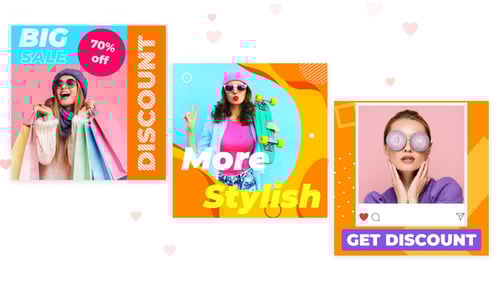 Verkaufsbanner für soziale Medien