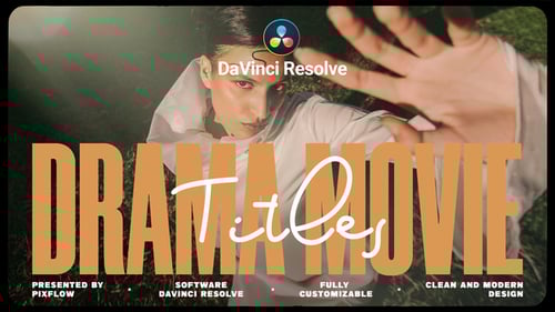 Drama Movie Titles For Davinci Resolve