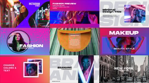 Colorful Promo Slides