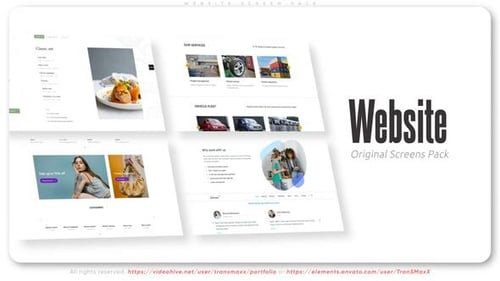 Website Screen Pack