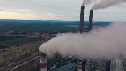 Industry Power Plant Pipe City Factory Chimney Ecology Smoke