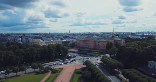 Panorama Of The Center Of St. Petersburg