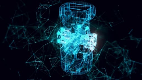 Universal Joint Hologram Close Up 4k
