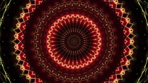 Otantic Mandala – Neon Kaleidoscop Series 5