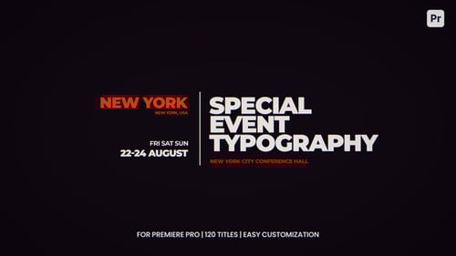Event Titles Premiere Pro