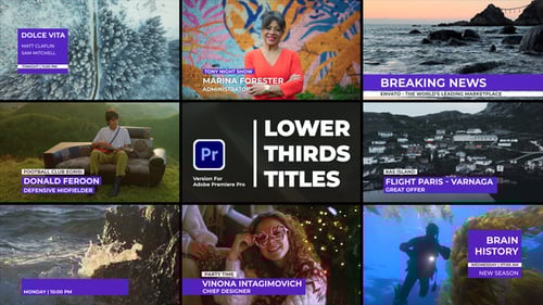 Lower Thirds Titles | MOGRT