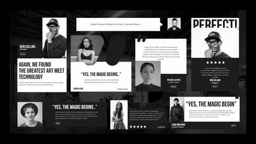 Simple Minimalist Testimonial Pack