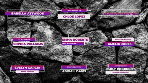 Lower Thirds and Titles | DR