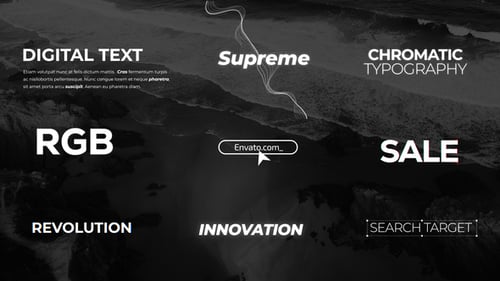 RGB Typography | Text Titles