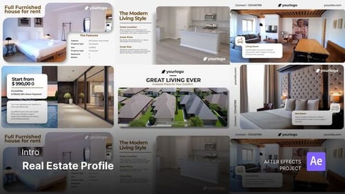 Social Media Reels - Real Estate Profile After Effects Project Files