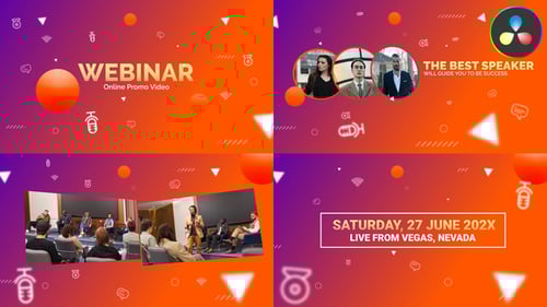 Online Webinar Promo for DaVinci Resolve