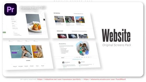 Website Screen Pack