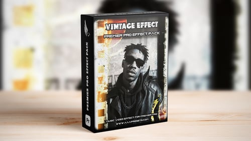 Vintage Retro Fast Zoom Effect for Premiere Pro