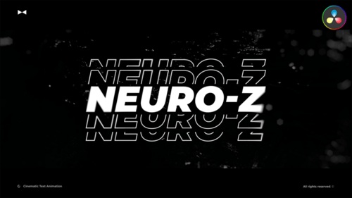 Cinematic Text Animation \ DR