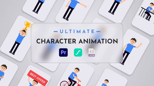 Ultimate Character Animation Pack for Premiere Pro