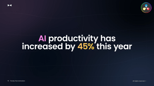 Trendy Text Animation \ DR