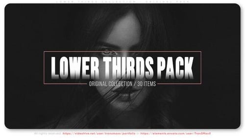Lower Thirds Collection - Original Pack