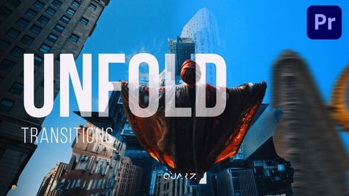 Unfold Transitions for Premiere Pro