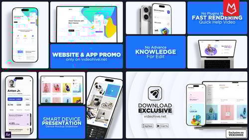 Multiscreen Website Presentation Mockup