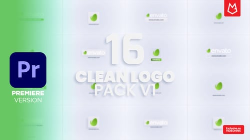 Minimal Clean Logo Reveal Pack | Premiere Version