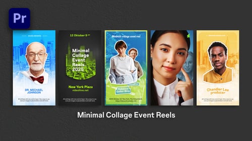 Minimal Collage Event Reels | Premiere Pro