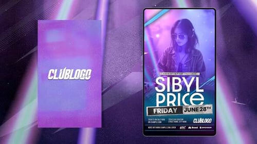 Animated Nightclub Flyer Template
