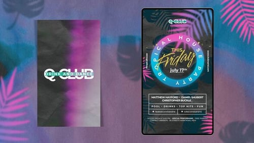 Animated Nightclub Flyer Template