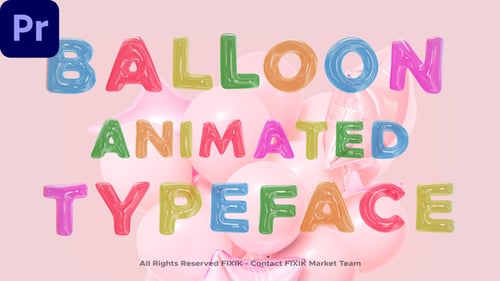 Balloon Typeface | MOGRT