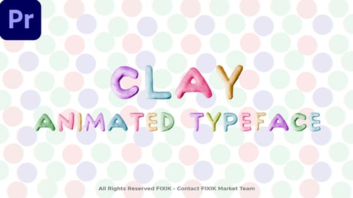 Clay Typeface | MOGRT