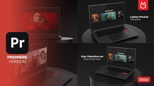 Website Presentation Laptop Mockup | Premiere Version