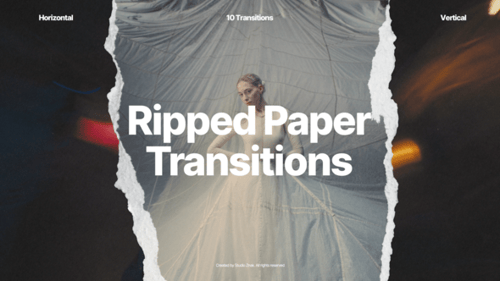 Ripped Paper Transitions