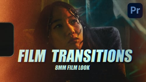 8mm Film Burn Transitions for Premiere Pro
