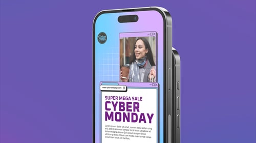 Cyber Monday Vertical Promo