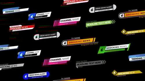 News Live Lower Thirds