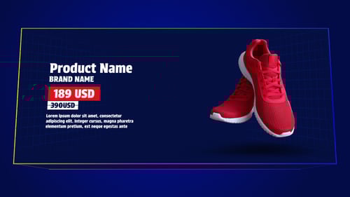 Black Friday Product Sale Promotion Animation