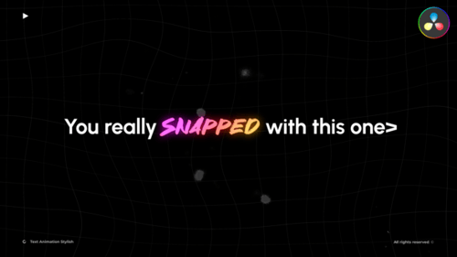 Text Animation Stylish \ DR