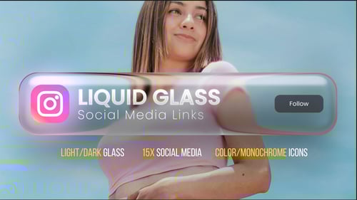 Liquid Glass Social Titles