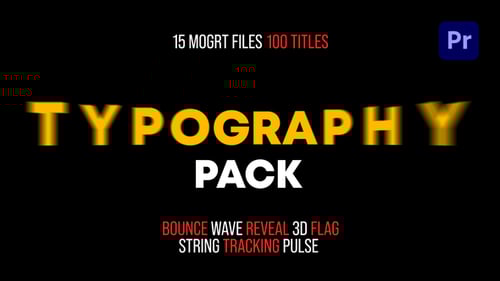 Typography Pack - Premiere Pro