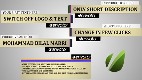 Colorful Lower Third