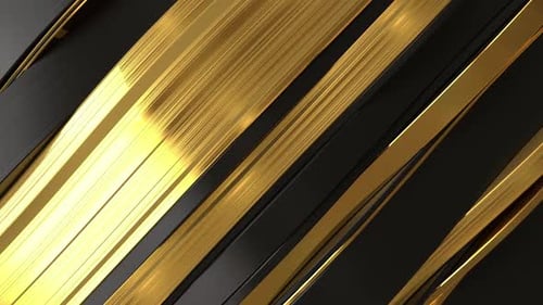 Black And Gold Diagonal Background